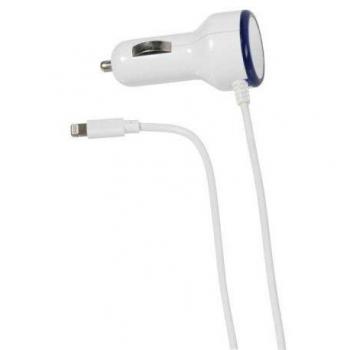 Vivanco 36302 Cargador de Coche para iPhone y iPad, Lightning, 1m, 12V