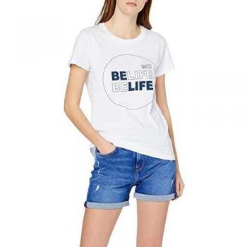 Pepe Jeans Taryn L Camiseta, Blanco