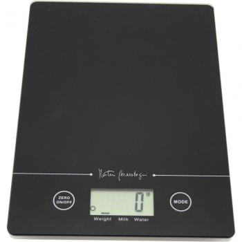 Báscula de cocina electrónica digital ultra slim color negro Martín Berasategui