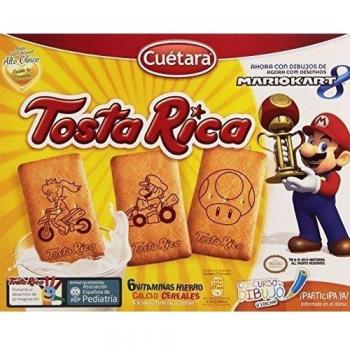 Cuétara Tosta Rica - Galletas, 570 g - [pack de 3]