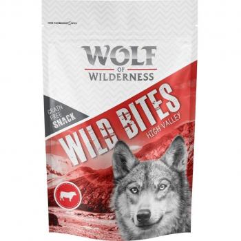 Wolf of Wilderness Wild Bites Senior High Valley con Vacuno - Pack Ahorro 3 x 180 g