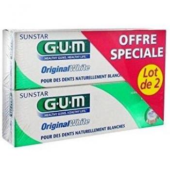 Gum Original White Toothpaste 2 x 75ml by Gum