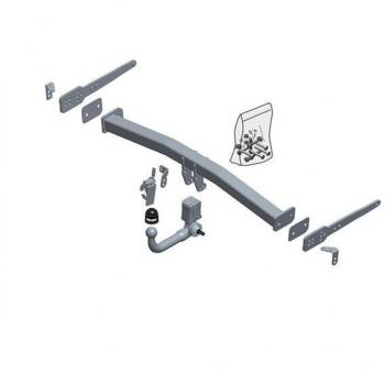 Enganche de remolque desmontable Brink 666100, compatible con vehículos específicos, fabricado en acero resistente, incluye sistema de seguridad y fácil instalación sin necesidad de herramientas adicionales