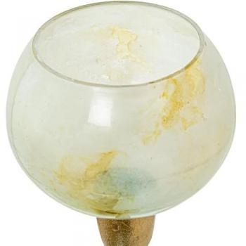 Candelabro Dorado de Cristal Alexandra House Living