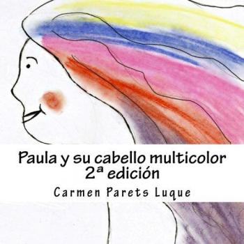 Paula y su cabello multicolor: