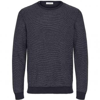 SELECTED Jersey SLHANDREW Negro de Hombre. L Negro