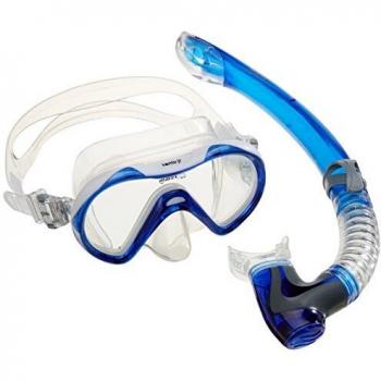 Mares Vento Jr. - Set de Buceo, Color Azul/Transparente, Talla SF