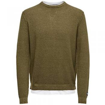 Only & Sons Jersey DE Punto Hombre Page - M, Kangaroo
