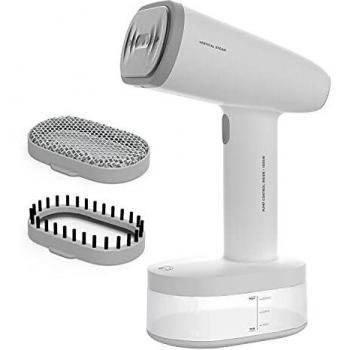 Black+Decker BXGS1600E Plancha Vertical de Vapor, 1600 W, Depósito de 0.25 L, Suela Cerámica, Color Blanco