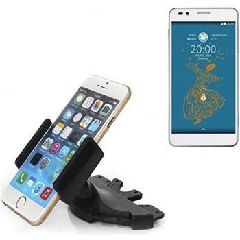 Ranura de CD Smartphone Soporte para Vestel Venus V 5 | soporte de coche de uso general para los dispositivos de navegación / los teléfonos inteligentes para el montaje en la ranura de CD de la radio del coche. El soporte 360 ??es libremente ajustable. 