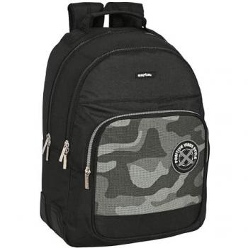 Mochila Escolar Safta Stone Negro 32 x 42 x 15 cm