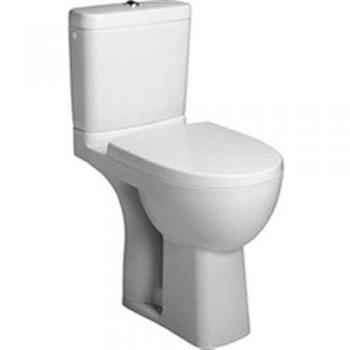 Pack WC Surélevé PMR Jacob Delafon Odéon Up - Salida Horizontal - Completo con Asiento - Color Blanco - 3/5 L