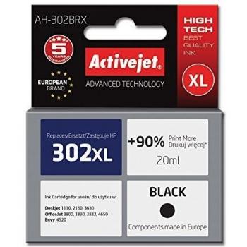 ActiveJet AH-302BRX HP 302XL F6U68AE Regenerated Ink Cartridge 20ml