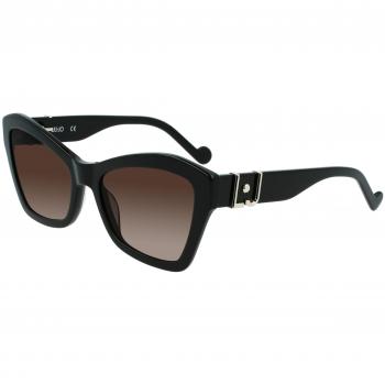 Liu Jo LJ754SCH 001 Men's Sunglasses Black Size 56