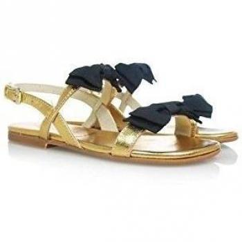 TWIN SET - Sandalias de vestir para niña Dorado dorado 30