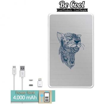 Becool® - Batería Externa Power Bank 4000 mah + Gratis 1 cable USB-MicroUsb