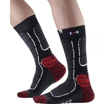 Monnet Trek Medium Wool Hiking Socks - Red