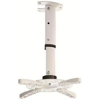 Beamer / Projektor Deckenhalterung weiß ausziehbar von 29,7 bis 37cm 30° neigbar360° drehbar für BenQ W1100