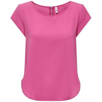 Only Vic Short Sleeve Women's T-Shirt in Raspberry Rose