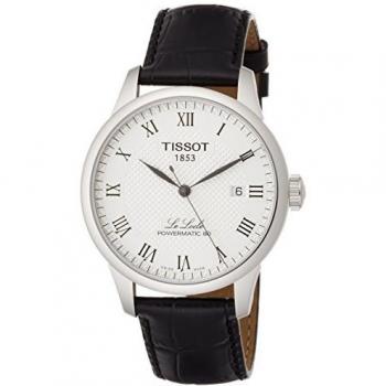 TISSOT Mens Analogue Automatic Watch with Leather Strap T0064071603300
