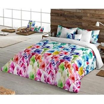 BOHEME Funda nórdica 100% algodón Flora 220x220 cm - Cama 135 cm