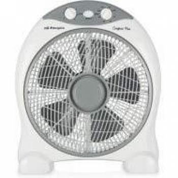 Orbegozo BF 1030 - Ventilador con 5 aspas, 3 Velocidades, Temporizador, Función Antivuelco, 45 W
