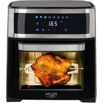 ADLER AD6309 Horno Freidora de Aire Caliente 13 Litros Independiente Convección Sin Aceite 8 Programas Pollo Asado Patatas Fritas Panel Táctil Temperatura 40-