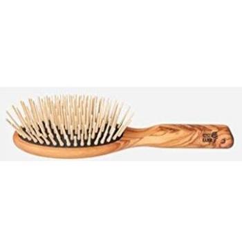 Kostkamm Olive Wood Brush for Long Hair - 9 Rows