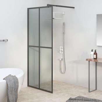 Mampara de ducha accesible 90x195 cm vidrio templado oscuro
