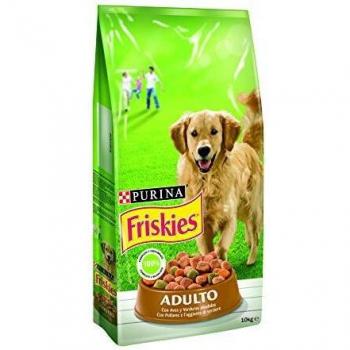 Purina Friskies Pienso para Perro Adulto Aves y Verduras 10 Kg