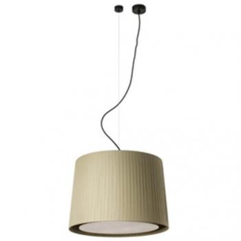 Lámpara colgante Faro Barcelona SAMBA 64314-46 Negro/Verde, diámetro 450 mm, diseño moderno, encintada en verde