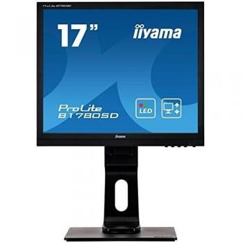 iiyama B1780SD-B1 17 TN LCD, 1280x1024 , 250 cd/m² Brightness, 1 x VGA, 1 x DVI, 2 x 1W Speakers, Height Adjustable Stand