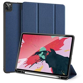 Funda Inteligente Dux Ducis para iPad Pro 11 (2020) con Soporte Teclado y Función de Apoyo en Color Azul Oscuro