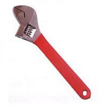 Llave Ajustable Lams con Mango Rojo y 8 Moletas Centrales A0010
