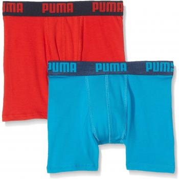 Puma Basic Boxer 2P Unterhose, Blue Danube, 164