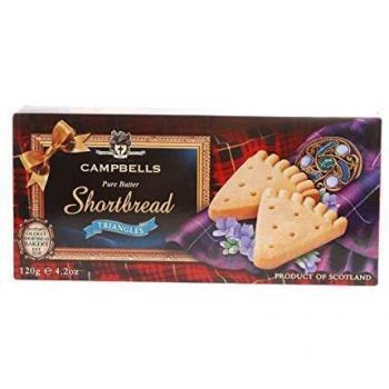 Campbells - Galletas - Pure Butter - 120G Shortbread Triangles - - One Size