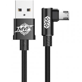 Baseus MVP Elbow Type Micro USB Cable 1.5A 2m Black (CAMMVP-B01)