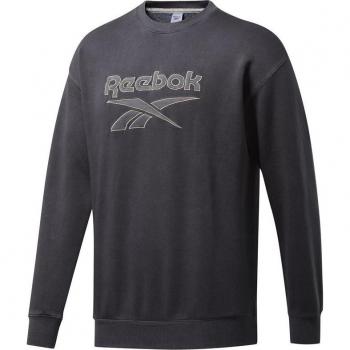 Sudadera de sportswear Reebok Classics Premium Gris Oscuro sin Capucha para Hombre