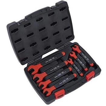 Sealey AK63171 VDE Approved Insulated Open End Spanner Set, 7 Pieces