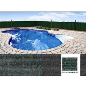 Ronets M120745 - Malla ocultacion 100% verde oscuro 1 x 5 m
