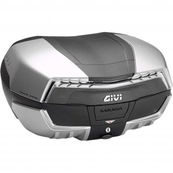 Baúl GIVI Maxia 5 V58NT Monokey 58L con Tapa de Aluminio y Catadióptricos Oscuros