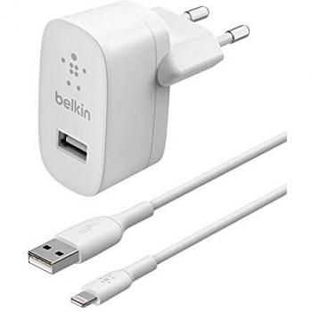 Belkin - Cargador de Pared USB-A de 12 W + Cable Lightning a USB-A Boost Charge