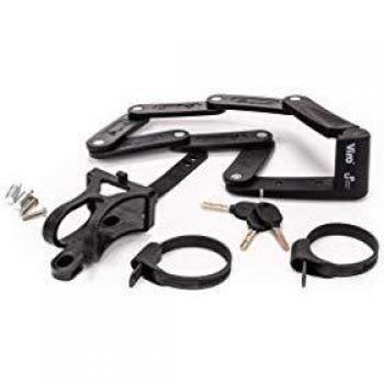 Urban Prime - UP-MAM-EST candado para bicicleta Negro 700 mm Candado plegable