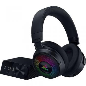 Auriculares Gaming Razer Kraken V4 Pro Inalámbricos Bluetooth con Retroiluminación RGB y Micrófono Desmontable