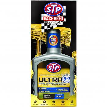 Aditivo de combustible STP Ultra 5 en 1 para Diesel 400ml - Limpieza concentrada, mejora el rendimiento y protege el motor