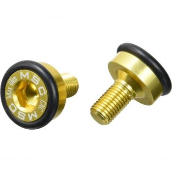 Msc M8X15MSCD - Tornillo pedalier cuadradillo m8x15 alu7075t6 2 unidades