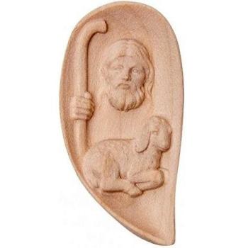 piedra 'Buena Pastor' madera 6 cm