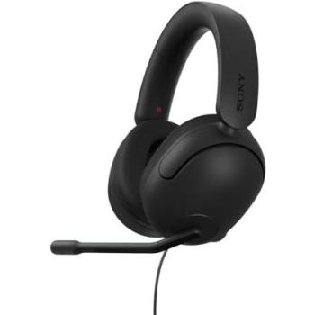 Auriculares Gaming Sony Inzone H3 - Con Cable, Diadema Circumaural, Sonido Espacial 360, Micrófono Boom Flip-to-Mute, PC/PS5, Ligeros 299g, Color Negro