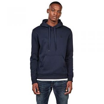 G-STAR RAW Premium Core Hooded Sweater Sudadera con Capucha, Azul