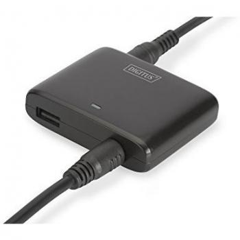 DIGITUS ASSMANN Electronic DA-10191 Adaptador e inversor de Corriente Auto 90 W Negro - Fuente de alimentación
